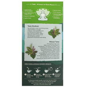 Organic India Tulsi Brahmi Tea 25 Tea Bags - Distacart