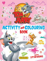 Thumbnail for Dreamland Tom and Jerry Activity and Colouring Book - Distacart