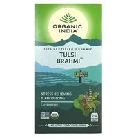 Thumbnail for Organic India Tulsi Brahmi Tea 25 Tea Bags - Distacart