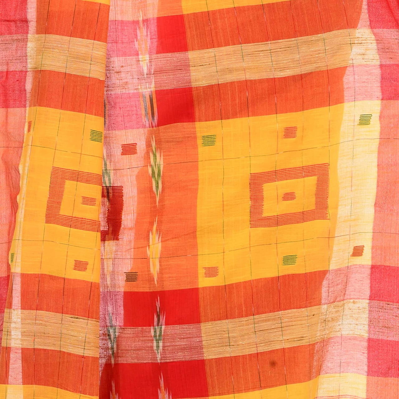 Desh Bidesh Women's Bengal Handloom Pure Cotton Saree Kotki Design With Blouse Piece - Distacart