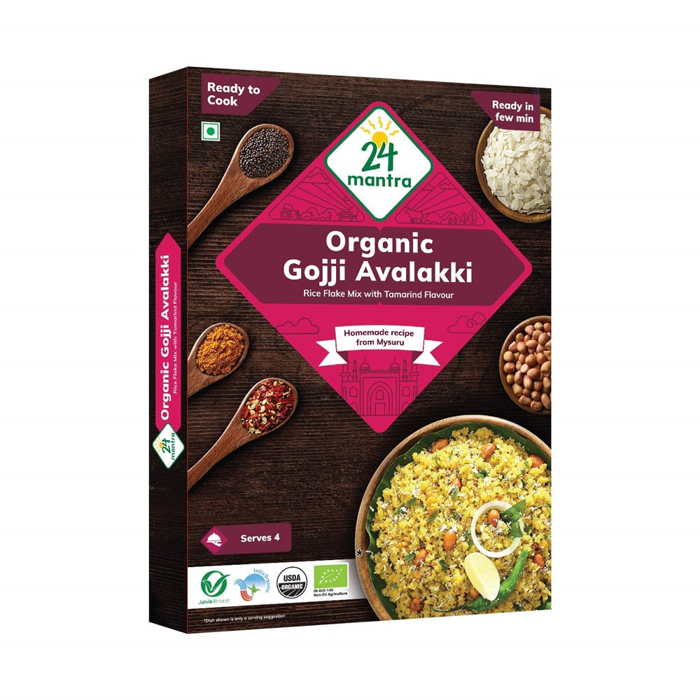 24 Mantra Organic Ready to Cook Gojji Avalakki - Distacart