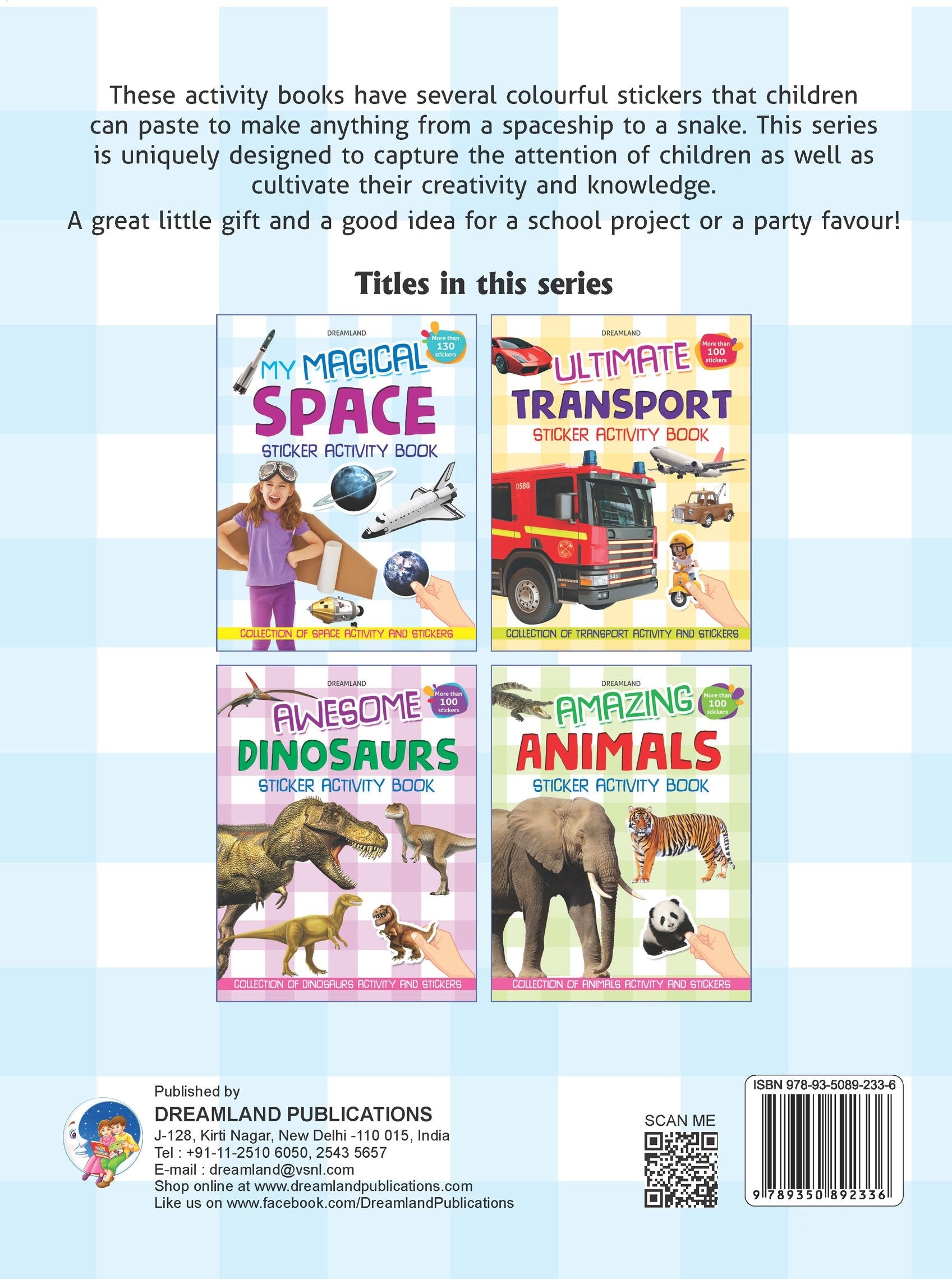 Dreamland My Magical Space (Sticker Activity Book) - Distacart