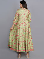 Thumbnail for Kalini Women Floral Printed Anarkali Kurta - Distacart