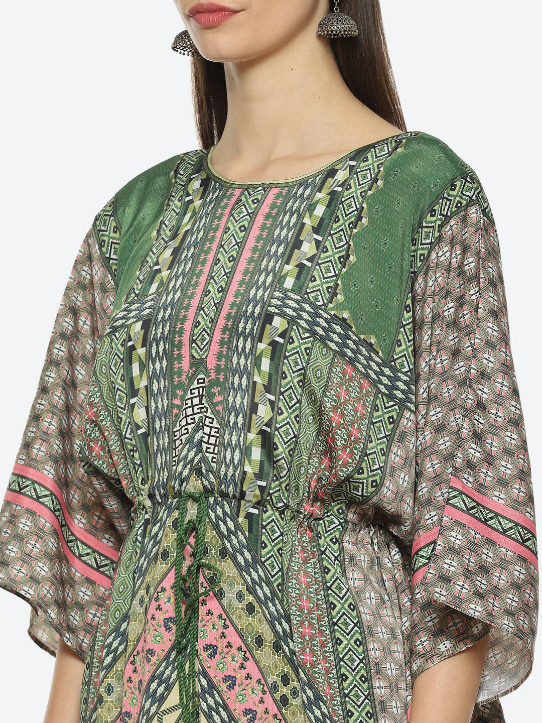 Biba Extented Sleeves Printed Kurta Set - Distacart