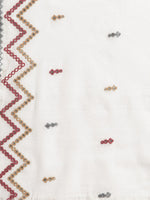 Thumbnail for Kalini Women Embroidered Chakankari Pure Cotton Kurta with Salwar & With Dupatta - Distacart