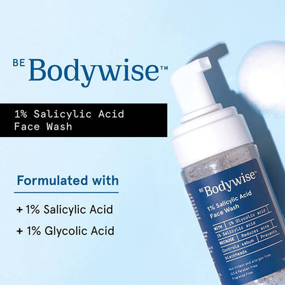 BeBodywise 1% Salicylic Acid Oil Control Foaming Face Wash