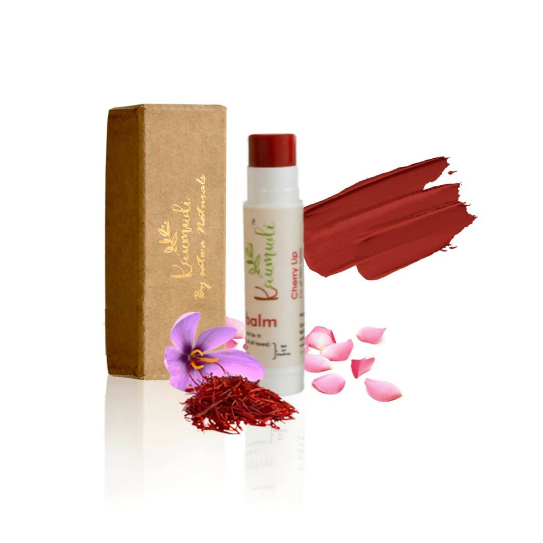 Kaumudi Handmade & 100% Natural 3in1 Lip Balm - Cherry Lip - Distacart