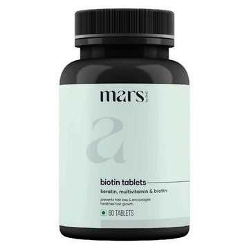 Mars By GHC Hair Biotin Tablets with Keratin, Amino Acids, Grape Seed - Distacart