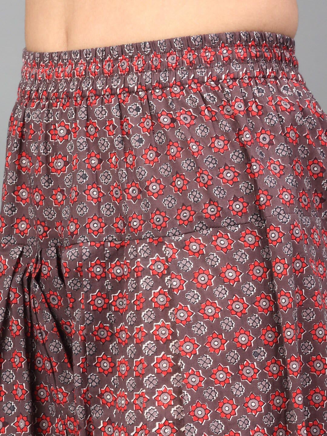 Kalini Women Ethnic Motifs Printed Pure Cotton Kurta with Salwar & Dupatta - Distacart