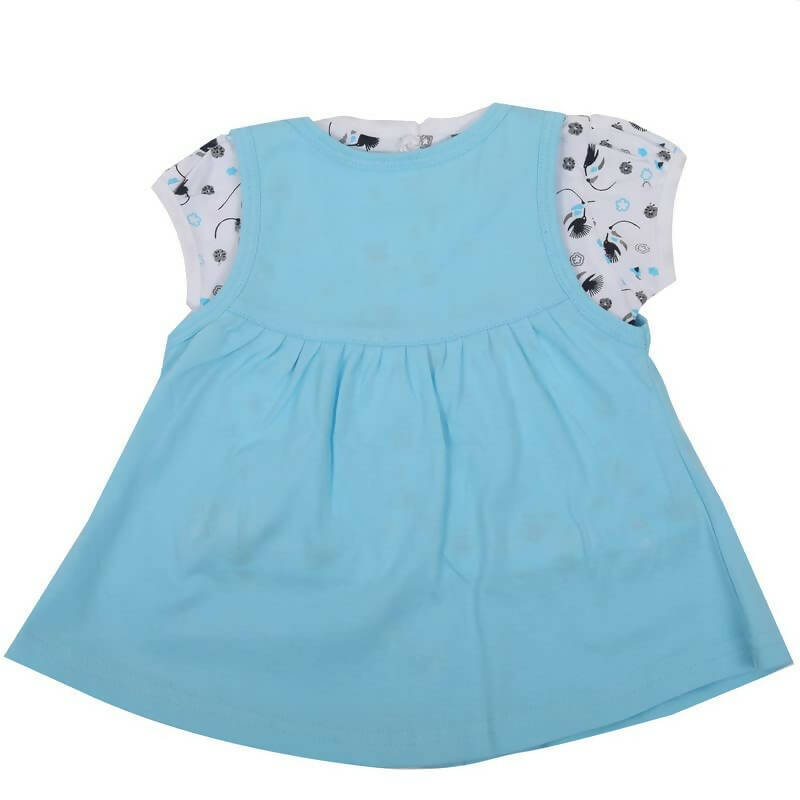 NammaBaby Baby Girl's A-Line Mini Frock Dress - Blue 114 - Distacart
