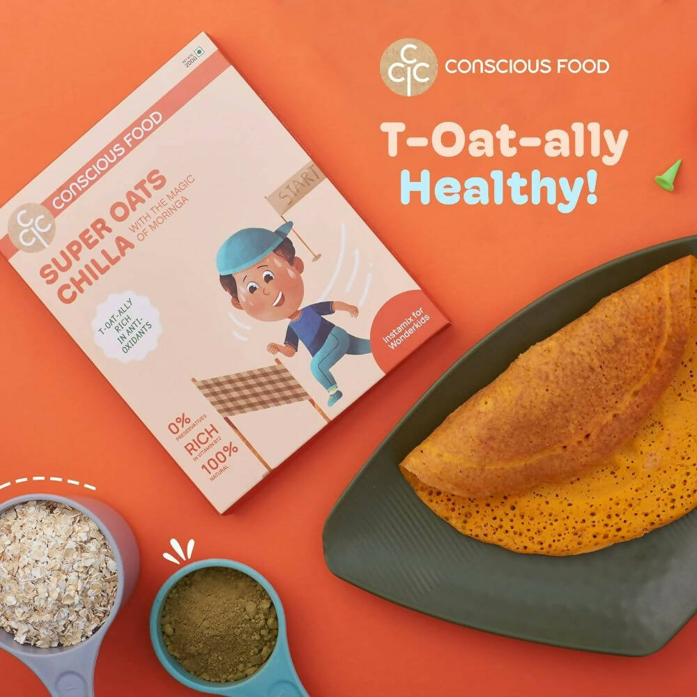 Conscious Food Super Oats Chilla - Distacart