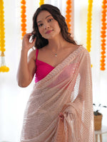 Thumbnail for Mitera Embellished Sequinned Saree - Distacart