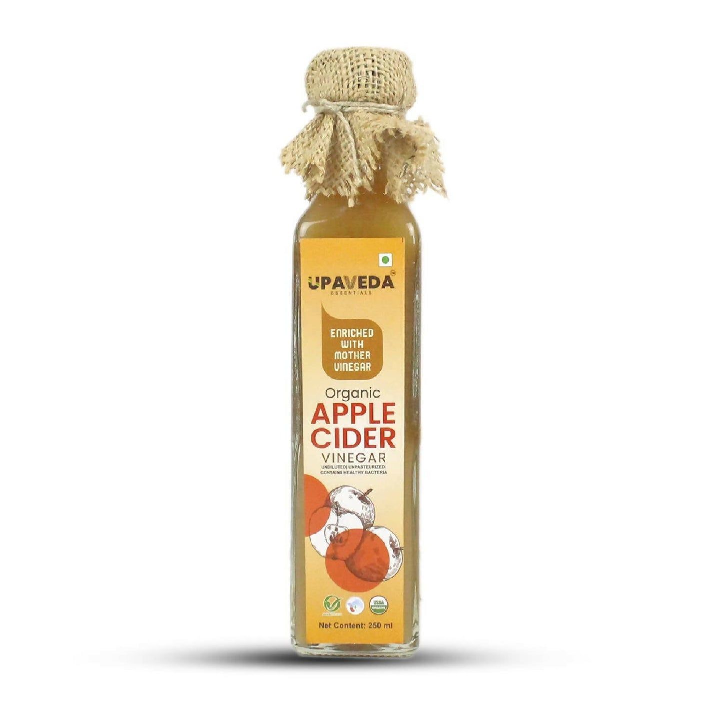 Upaveda Organic Apple Cider Vinegar - Distacart