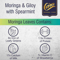 Thumbnail for Care Moringa & Giloy Green Tea Bags with Spearmint - Distacart