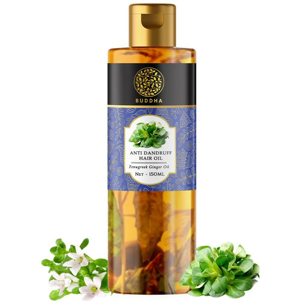 Buddha Natural Anti Dandruff Hair Oil Controls Dandruff And Revitalizes Hair - Distacart