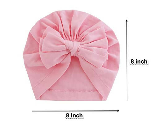 Aashiya Trades Cotton Turban Kont Bow Caps for Babies - Distacart