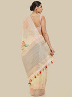 Thumbnail for Soch Floral Printed Zari Saree - Distacart