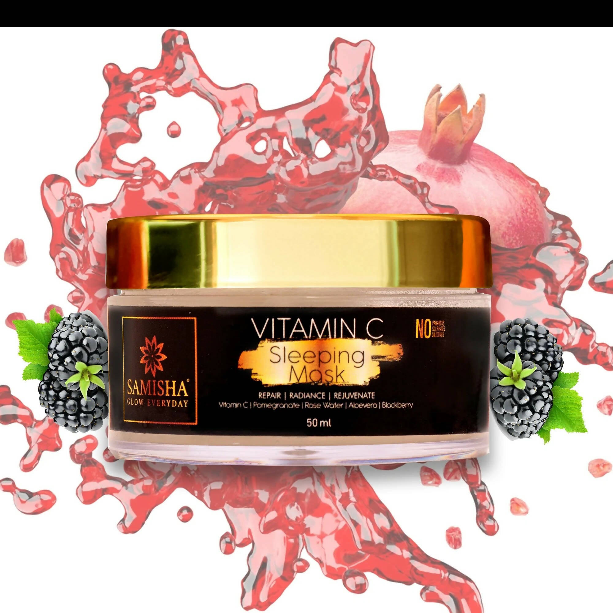 Samisha Organic Vitamin C Sleeping Mask - Distacart