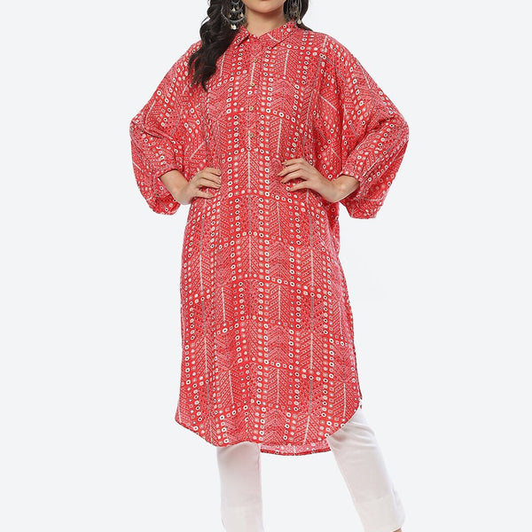Biba Women Ethnic Motifs Printed Kurta - Distacart