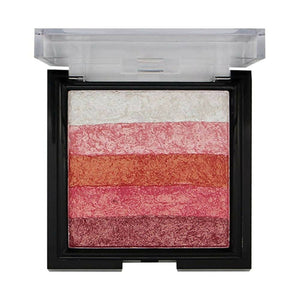 Fashion Colour Shimmer Brick & Blusher 2 in 1 Glow Bronzer Powder-Shade 01 (Medium To Fair) - Distacart