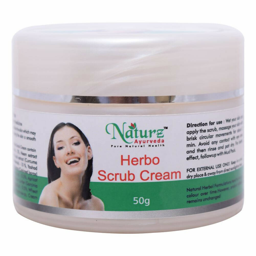 Naturz Ayurveda Herbo Scrub Cream - Distacart