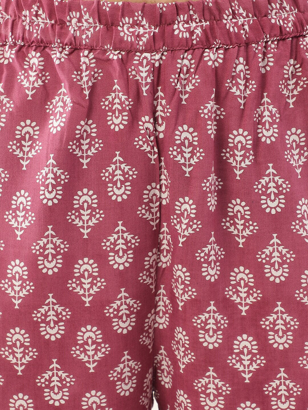 Khushal K Ethnic Motifs Printed Zari Sequined A-Line Kurta with Palazzos & Dupatta - Distacart