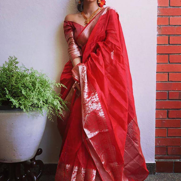 Kalini Woven Design Zari Banarasi Saree - Distacart