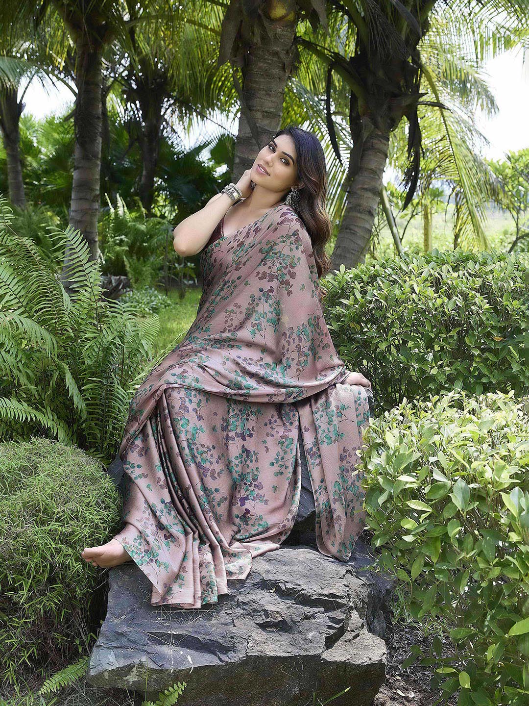 Kalini Floral Printed Saree - Distacart