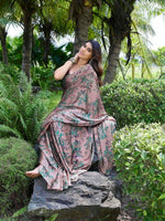 Thumbnail for Kalini Floral Printed Saree - Distacart
