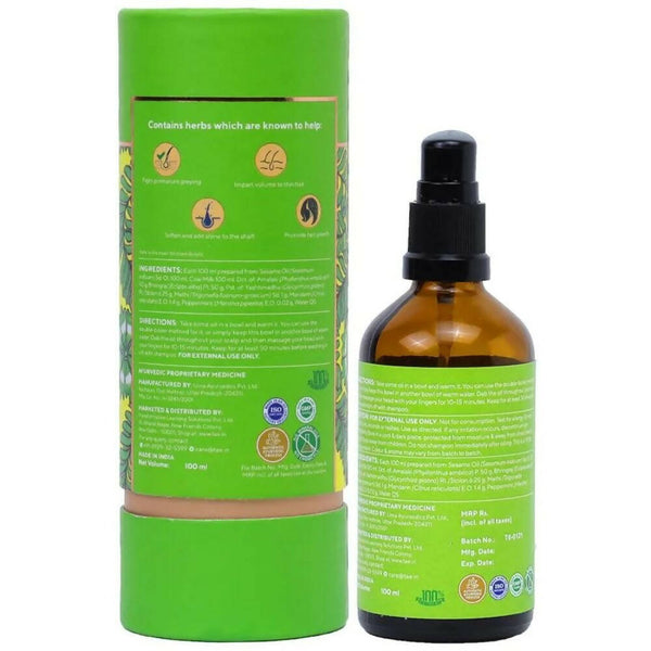 Varaasa Emblaj Scalp Nurturer For Scanty, Limp, Lifeless Hair Oil - Distacart