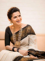 Thumbnail for Kalini Woven Design Zari Silk Cotton Banarasi Saree - Distacart