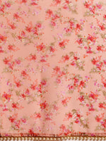 Thumbnail for Tikhi Imli Pink Printed Saree - Distacart