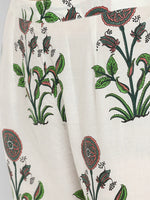 Thumbnail for Kalini Women Green Floral Printed Pure Cotton Kurta with Trousers & Dupatta - Distacart