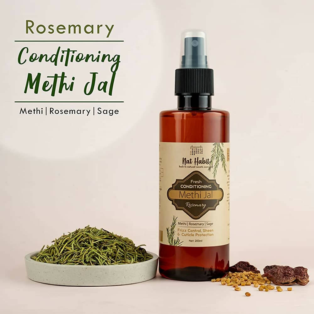 Nat Habit Fresh Conditioning Methi Jal Rosemary Hair Serum - Distacart