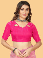 Thumbnail for Sangria Pink & White Floral Embroidered Zari Organza Bagh Sarees - Distacart