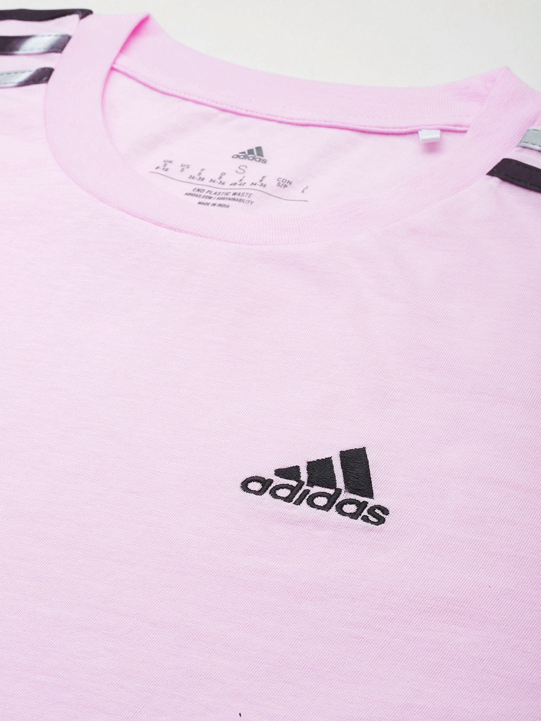 Adidas Women VIBAOP 3S CRO Oversized Pure Cotton T-shirt - Distacart