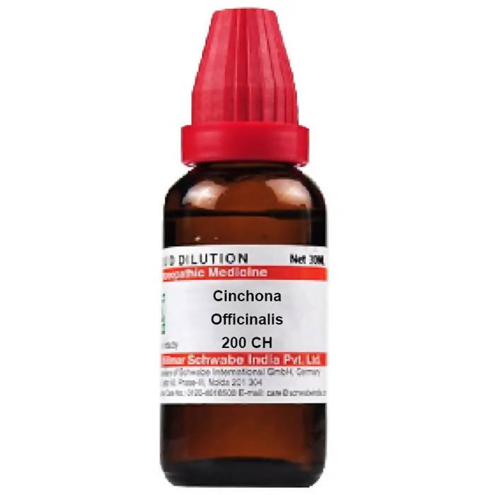 Dr. Willmar Schwabe India Cinchona Officinalis Dilution - Distacart