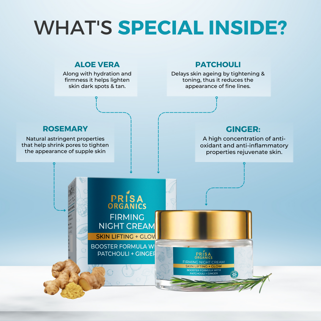 Prisa Organics Firming Night Cream - Distacart