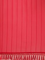 Thumbnail for Tikhi Imli Red Striped Saree - Distacart