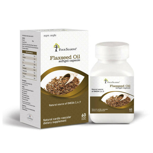 Four Seasons Flaxseed Oil Capsules - Distacart
