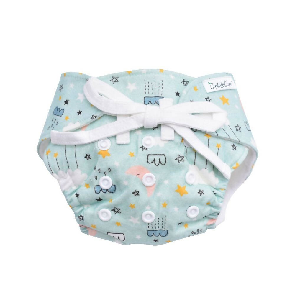 Cuddle Care MoonPie New Born Baby Diapers (Pack of 2) - Distacart
