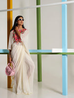 Thumbnail for Tikhi Imli Kaftan Saree With Belt - Distacart