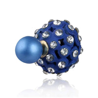 Thumbnail for Trendoo Jewelry Gold Plated Stylish Fancy Blue Studs