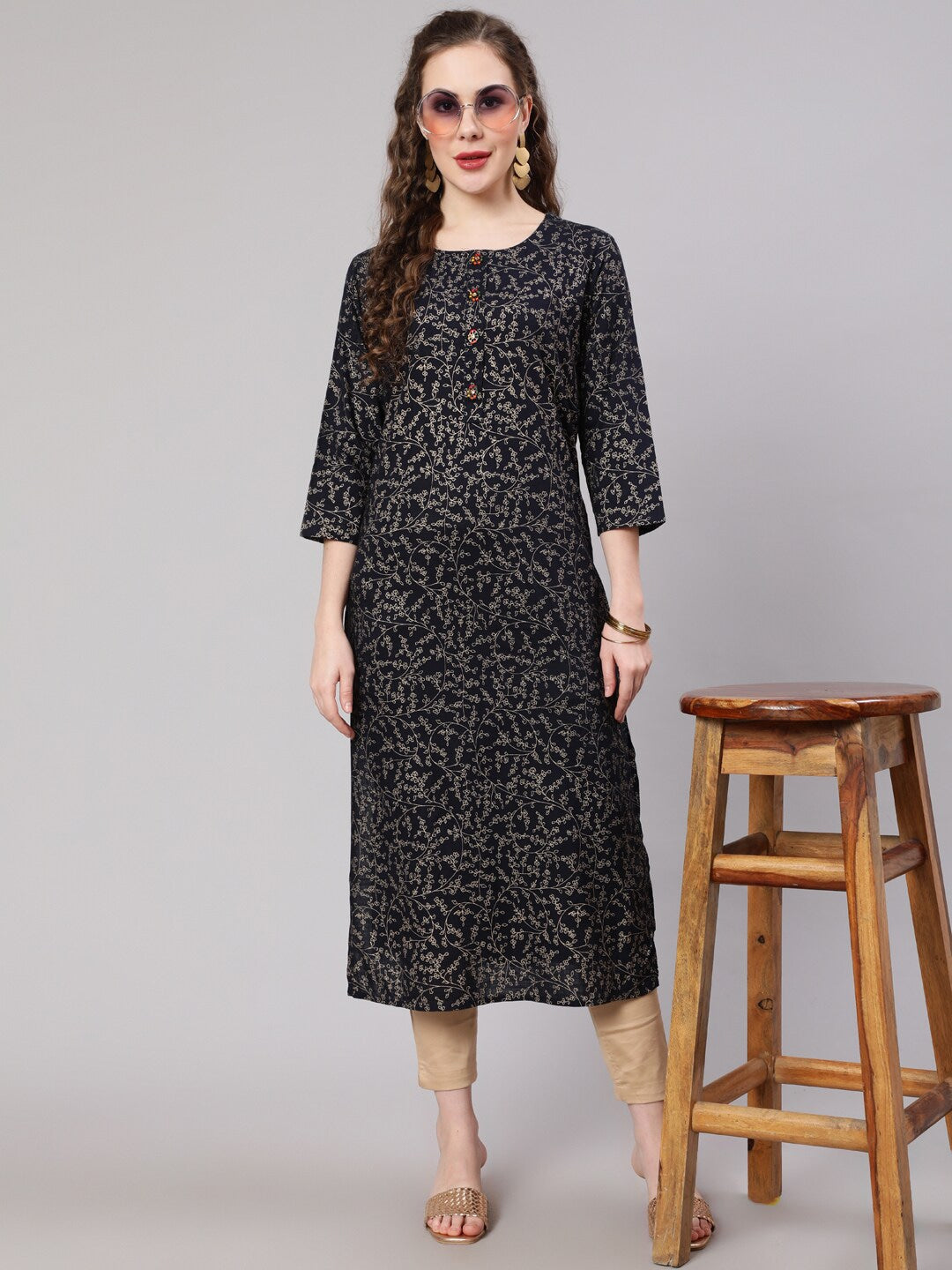 Kalini Women Floral Printed Kurta - Distacart