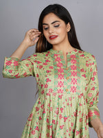 Thumbnail for Kalini Women Floral Printed Anarkali Kurta - Distacart