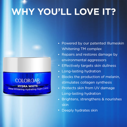 Colorbar Hydra White Intense Whitening Night Cream - Distacart