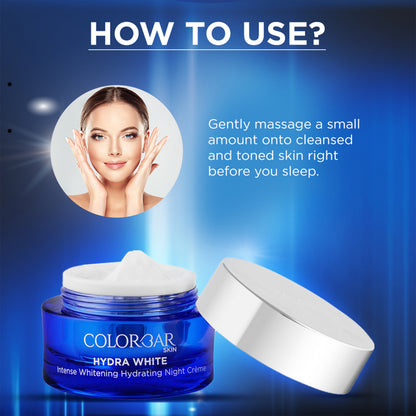 Colorbar Hydra White Intense Whitening Night Cream - Distacart