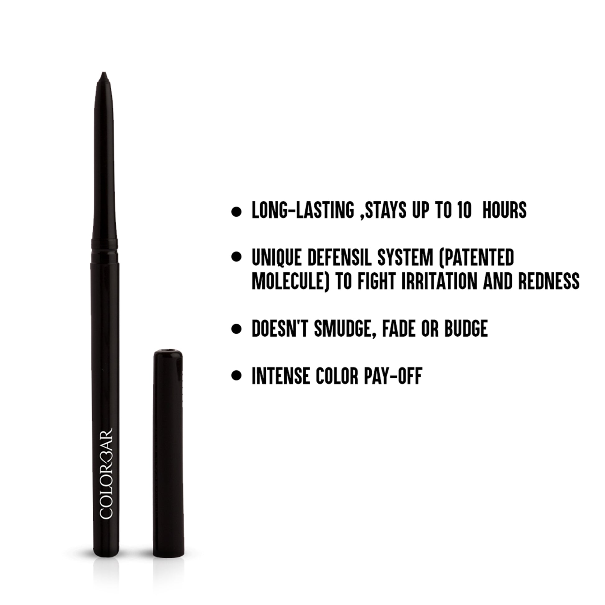 Colorbar Mesmereyes Kajal Black Rose - Distacart