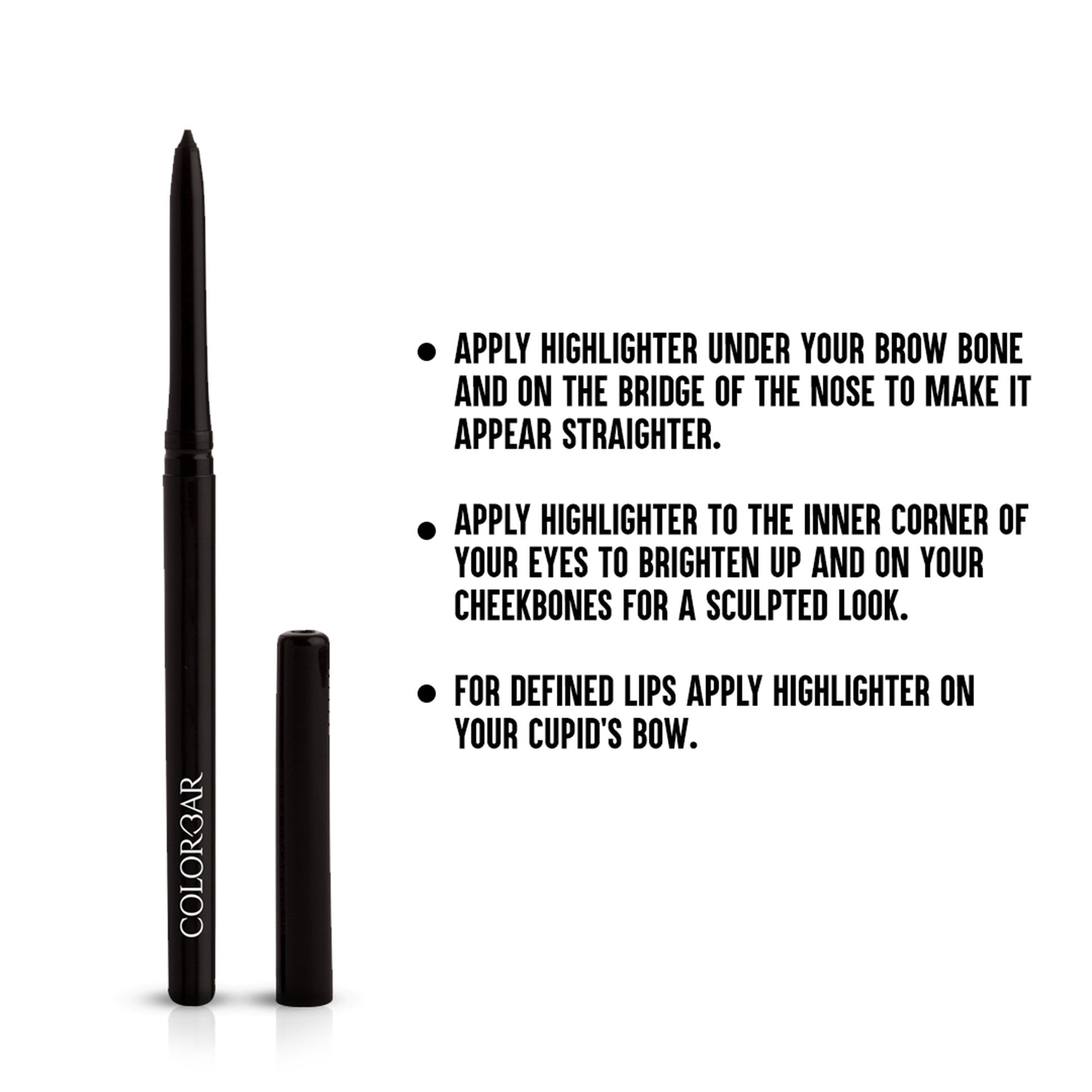 Colorbar Mesmereyes Kajal Black Rose - Distacart