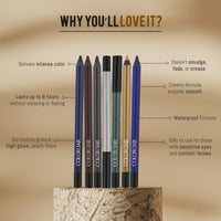 Thumbnail for Colorbar I-Glide Eye Pencil - New Peacock Throne - Distacart